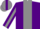 Silk - Purple, grey stripe