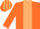 Silk - Orange, Beige stripe, striped cap