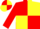 Silk - Red and Yellow (quartered), Red sleeves