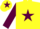Silk - Yellow, Maroon star, sleeves and star on cap