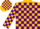 Silk - Gold with Purple Blocks