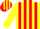 Silk - Yellow, Red Stripes, Yellow Sleeves, Red