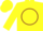 Silk - Yellow, Yellow  'J' in Brown Circle,