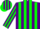 Silk - Purple, green stripes
