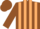Silk - Brown, Beige Stripes, Brown Cap