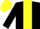 Silk - BLACK, yellow panel, yellow cap