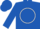 Silk - Royal blue, white circle 'C', white bar