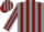 Silk - Grey, Burgundy 'WH', Burgundy Stripes on