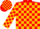 Silk - Red and Gold Blocks