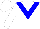 Silk - White, Blue Chevron