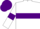 Silk - White, Purple hoop, armlets and cap