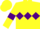 Silk - Yellow, Purple triple diamond and armlets