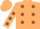 Silk - Beige and Brown Halves, Brown spots