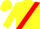 Silk - Yellow, Yellow 'BHF' on Red Sash, Red