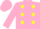 Silk - Pink, yellow spots, pink cap