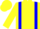 Silk - Yellow, Blue Braces and 'O', Blue