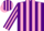 Silk - Purple, pink stripes, pink stripes on