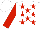 Silk - White, Red Stars, Red Sleeves