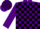 Silk - Purple, Black Blocks, Purple Sleeves