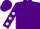 Silk - Purple, White Polka spots on Sleeves