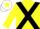 Silk - YELLOW, black cross belts, white cap, yellow star