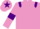 Silk - Mauve, purple epaulets, armlets and star on cap