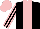 Silk - Black, Pink stripe, striped sleeves, Pink cap