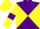 Silk - Purple and Yellow diabolo, Yellow sleeves, Purple armlets, Yellow cap