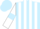 Silk - Light Blue and White stripes, White sleeves, Light Blue armlets