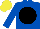 Silk - ROYAL BLUE, black disc, yellow cap