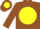 Silk - Brown, Brown RC on Yellow disc, Yellow
