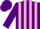 Silk - Purple, Pink Stripes, Purple Cap