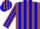 Silk - Brown and Blue stripes