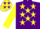 Silk - Purple, Yellow Stars, Yellow Sleeves