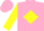 Silk - Pink, Yellow Diamond, Yellow Sleeves,