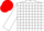 Silk - DARKBLUE, White check, White sleeves & Red armlet, Red cap