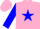 Silk - Pink, Blue Star, Blue Bars on sleeves