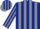 Silk - DARK BLUE AND GREY horizontal stripes,