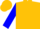Silk - Gold, Blue 'RC', Blue Bars on Sleeves