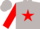 Silk - Light Grey, Red Star, Red Sleeves