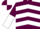 Silk - Maroon, White chevrons, halved sleeves, Maroon and White quartered cap