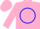 Silk - Pink, Purple L In Blue Circle, Purple