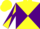 Silk - Yellow & Purple diabolo,