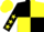 Silk - Black and yellow (quartered), black sleeves, yellow stars, yellow cap