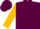Silk - Maroon, Gold 'AC' on Back, Gold Sleeves