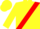Silk - Yellow, red sash on front, red brand