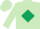Silk - Light Green, Dark Green Diamond Emblem