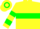 Silk - Yellow, Green Emblem, Green Hoop on