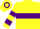 Silk - Yellow, Purple Hoop