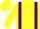 Silk - YELLOW, purple braces, yellow cap